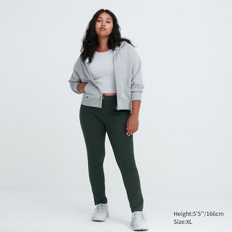 Pantalon Uniqlo Ultra Stretch Mujer Verde | 4078982