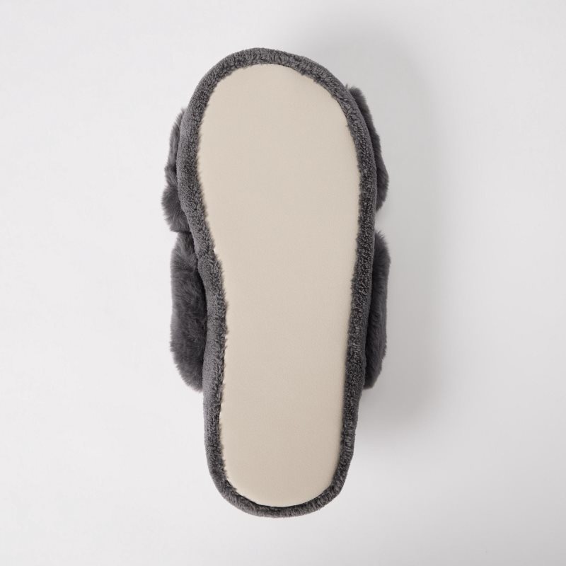 Pantuflas Uniqlo Fleece Room Furry Fleece Hombre Gris | 5923944