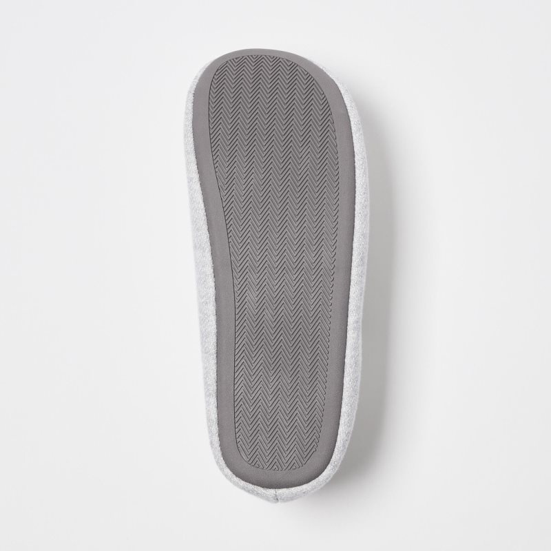 Pantuflas Uniqlo Sweat Jersey Rubber Sole Hombre Gris | 3568187