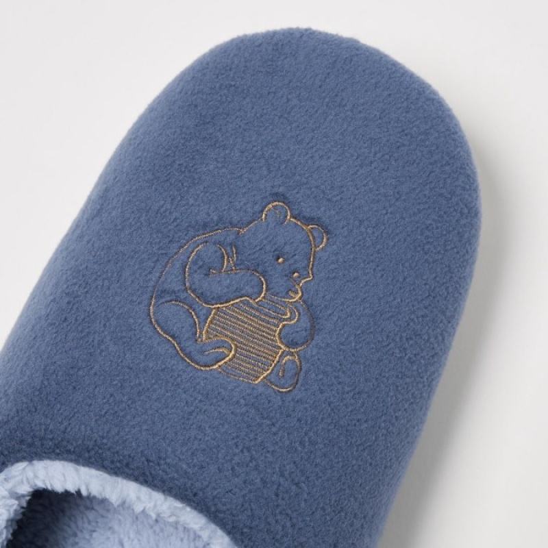 Pantuflas Uniqlo Winnie the Pooh Collection Mujer Azules | 2297416