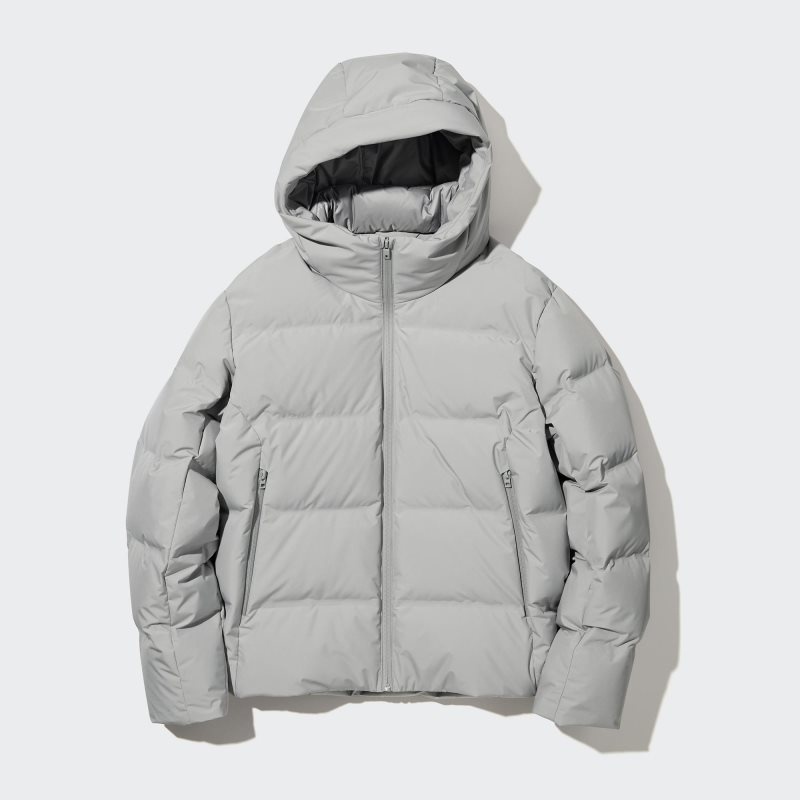 Parka Uniqlo 3d Cut Seamless Down Hombre Gris | 5566829
