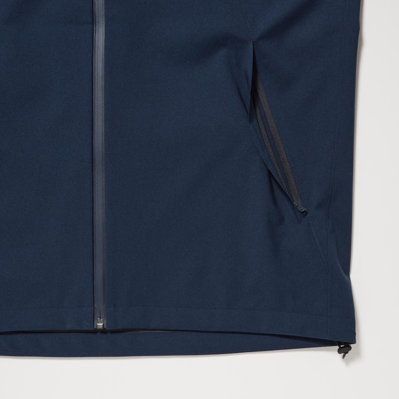 Parka Uniqlo Blocktech 3d Cut Hombre Azul Marino | 5477578