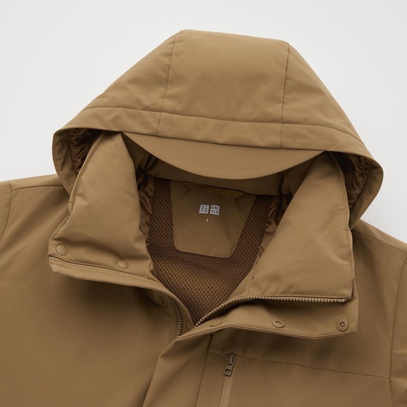 Parka Uniqlo Hybrid Down Hombre Azul Marino | 493359