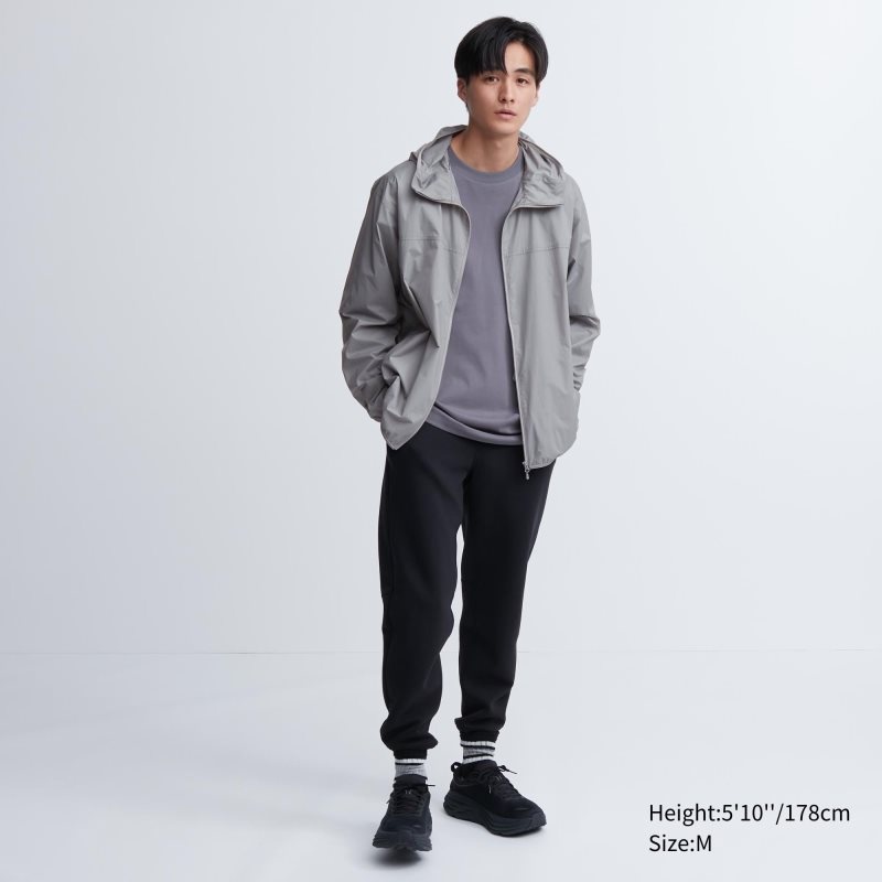 Parka Uniqlo Pocketable Uv Protection 3d Cut Hombre Gris | 4038131