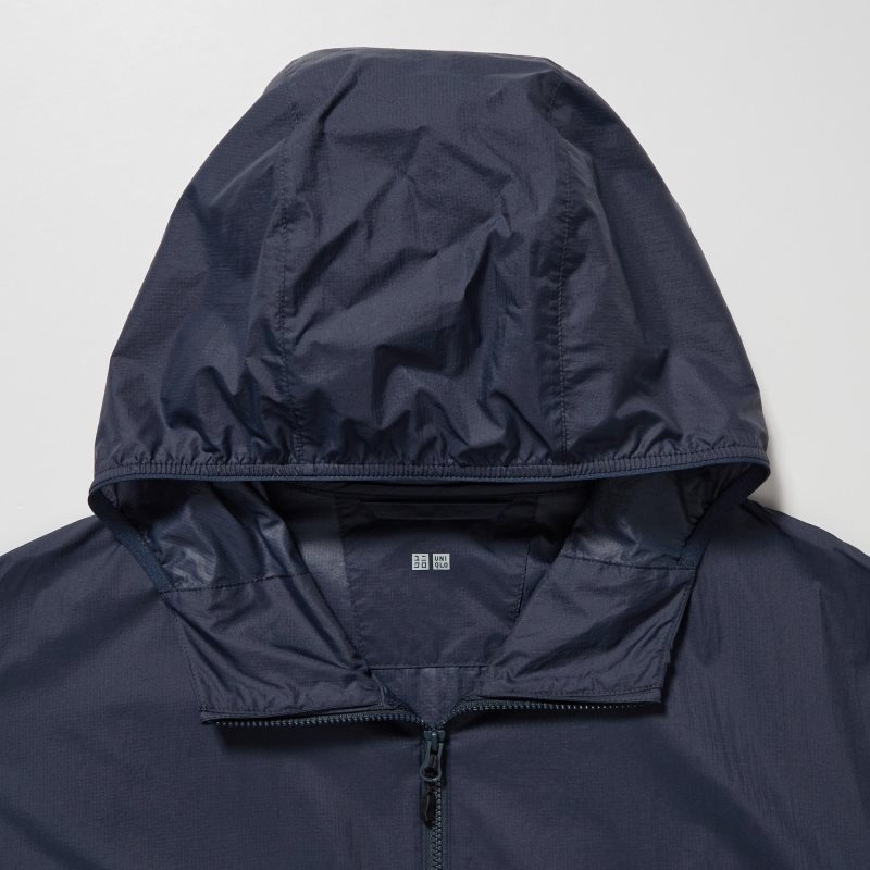 Parka Uniqlo Pocketable Uv Protection 3d Cut Color Block Hombre Azules | 5332666