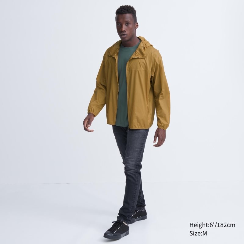 Parka Uniqlo Pocketable Uv Protection 3d Cut Hombre Verde | 7890266