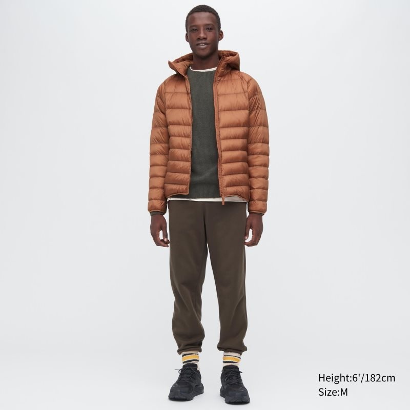 Parka Uniqlo Ultra Light Down 3d Cut Hombre Marrones | 3816147