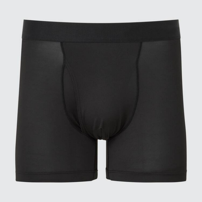 Ropa Interior Uniqlo Airism Boxers Hombre Negras | 2894861