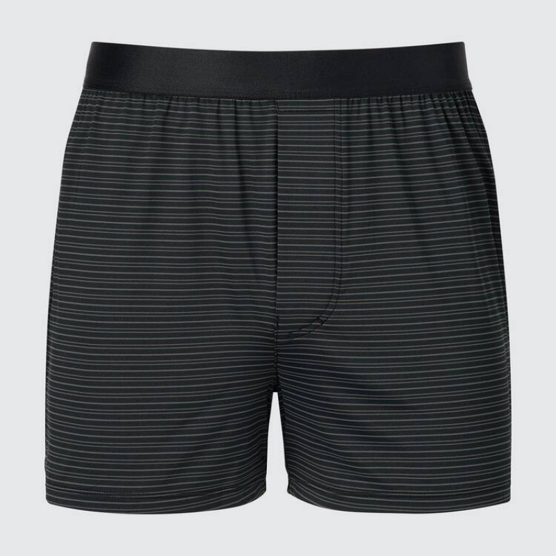 Ropa Interior Uniqlo Airism Trunks Hombre Negras | 1629507