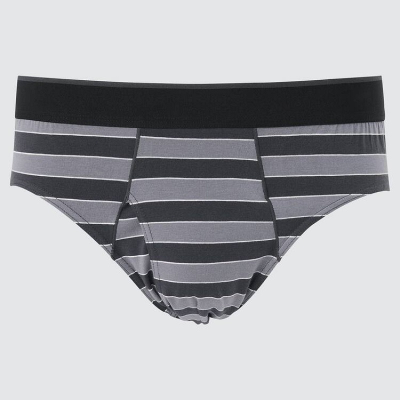 Ropa Interior Uniqlo Briefs Hombre Gris | 8452704