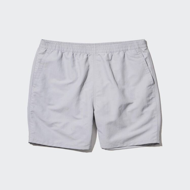 Short Uniqlo Active Swim Hombre Gris | 9525263