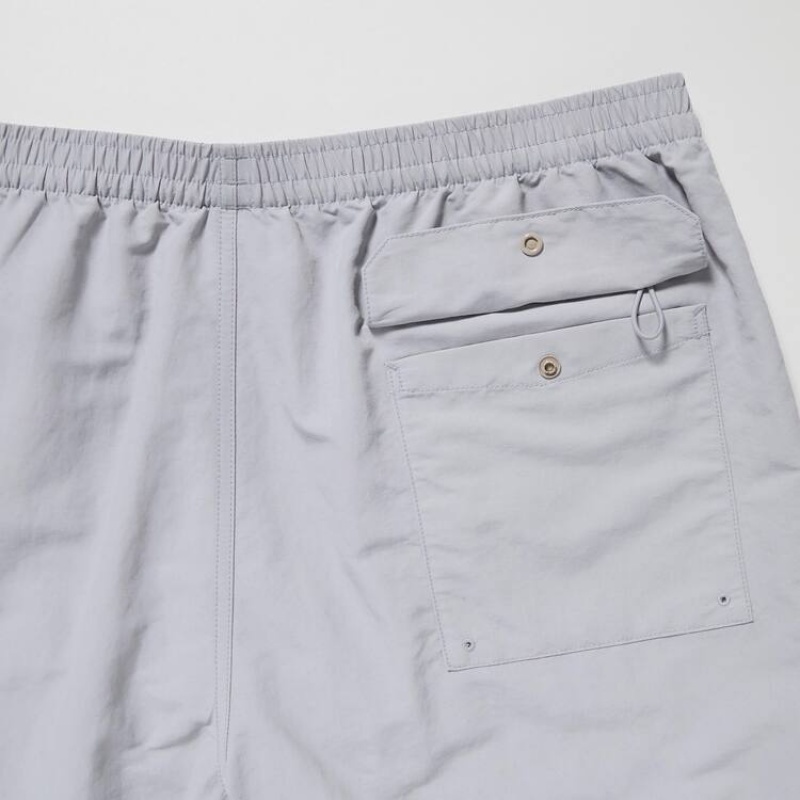Short Uniqlo Active Swim Hombre Gris | 9525263