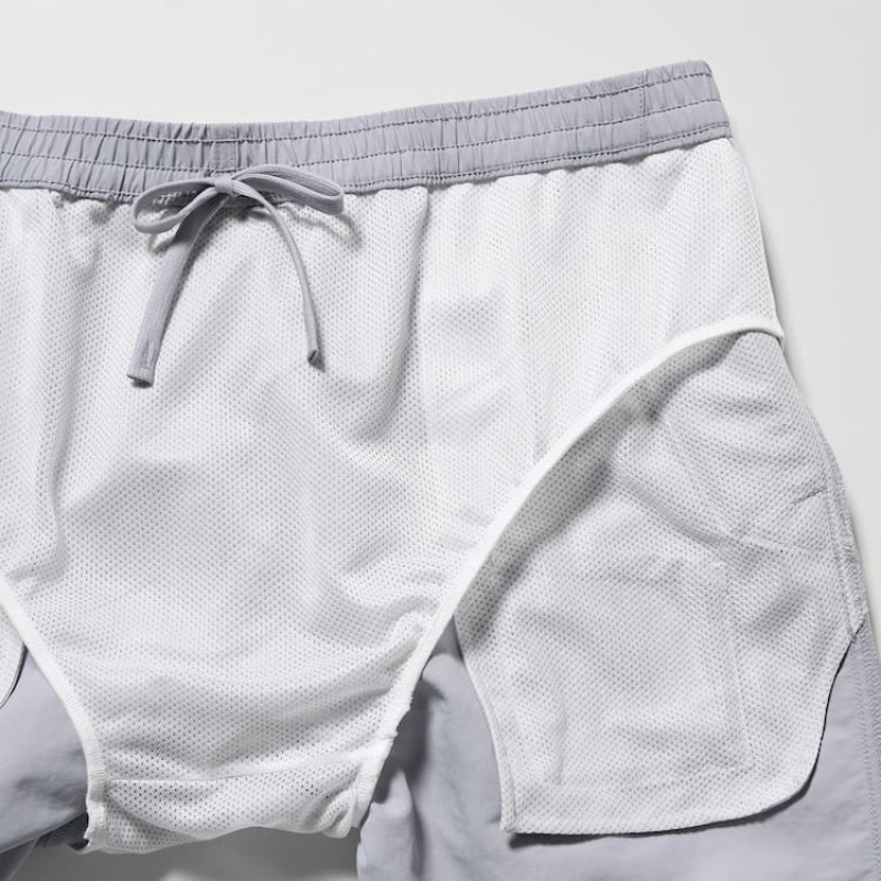 Short Uniqlo Active Swim Hombre Gris | 9525263