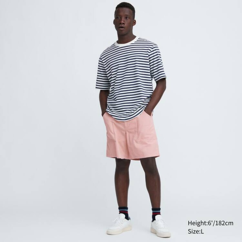 Short Uniqlo Corduroy Hombre Rosas | 256362