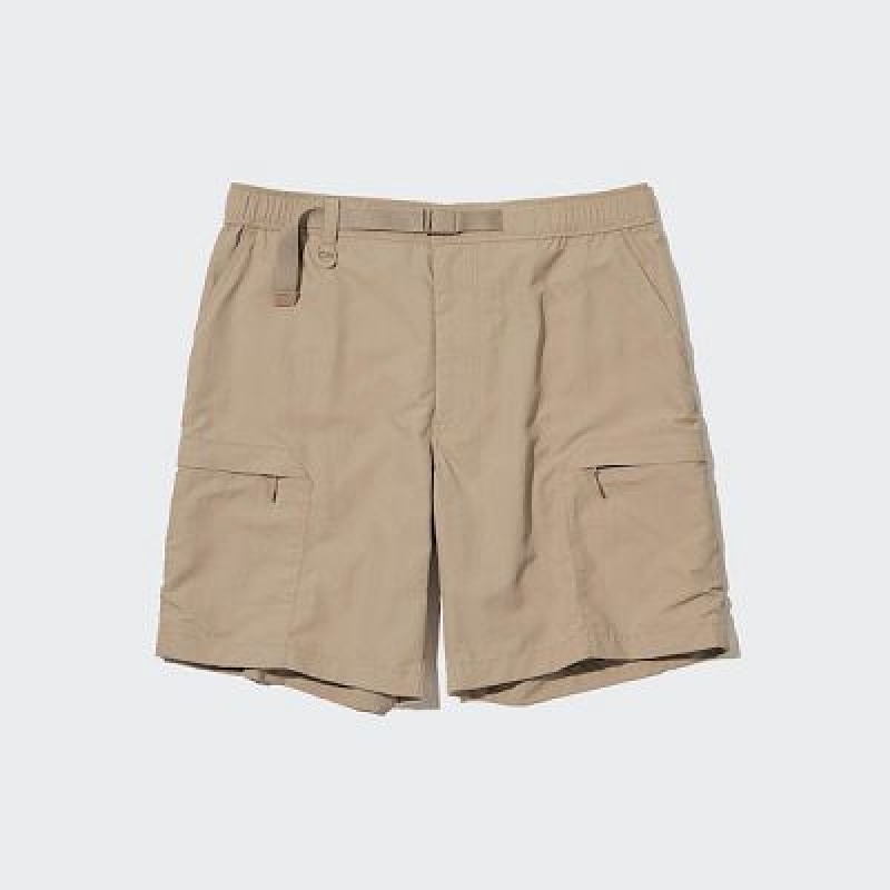 Short Uniqlo Geared Mujer Beige | 6555426