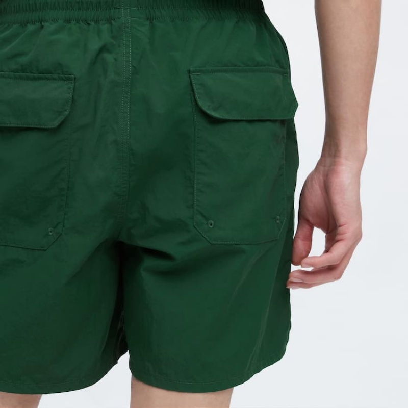 Short Uniqlo Jw Anderson Colour Block Active Utility Hombre Verde | 597534