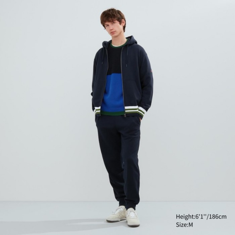Sudadera con Capucha Uniqlo Sweat Full-zip Mujer Blancas | 6120004