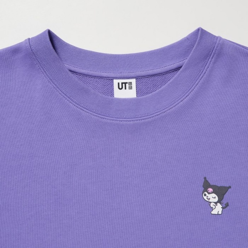 Sudaderas Uniqlo Sanrio characters Long-Sleeve Mujer Moradas | 4007646