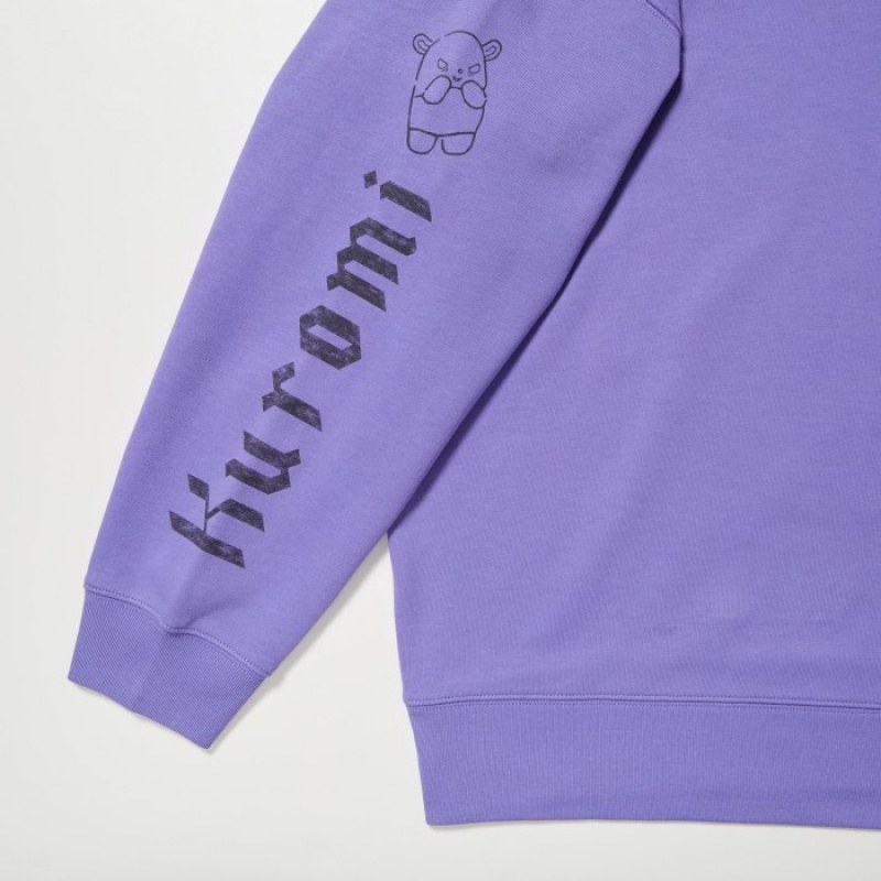 Sudaderas Uniqlo Sanrio characters Long-Sleeve Mujer Moradas | 4007646