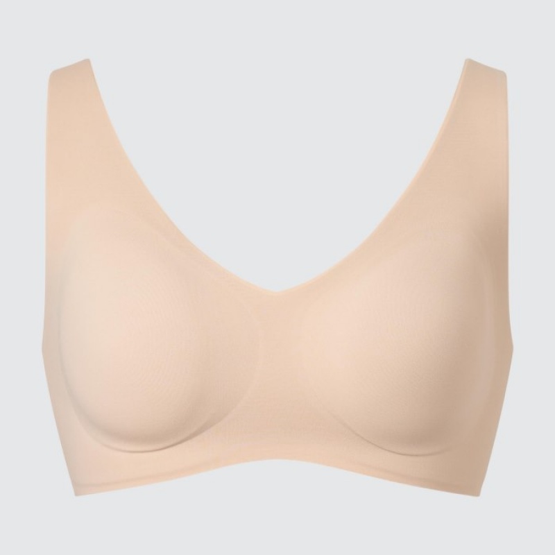 Sujetadores Uniqlo Wireless Ultra Relax Mujer Beige | 1076013