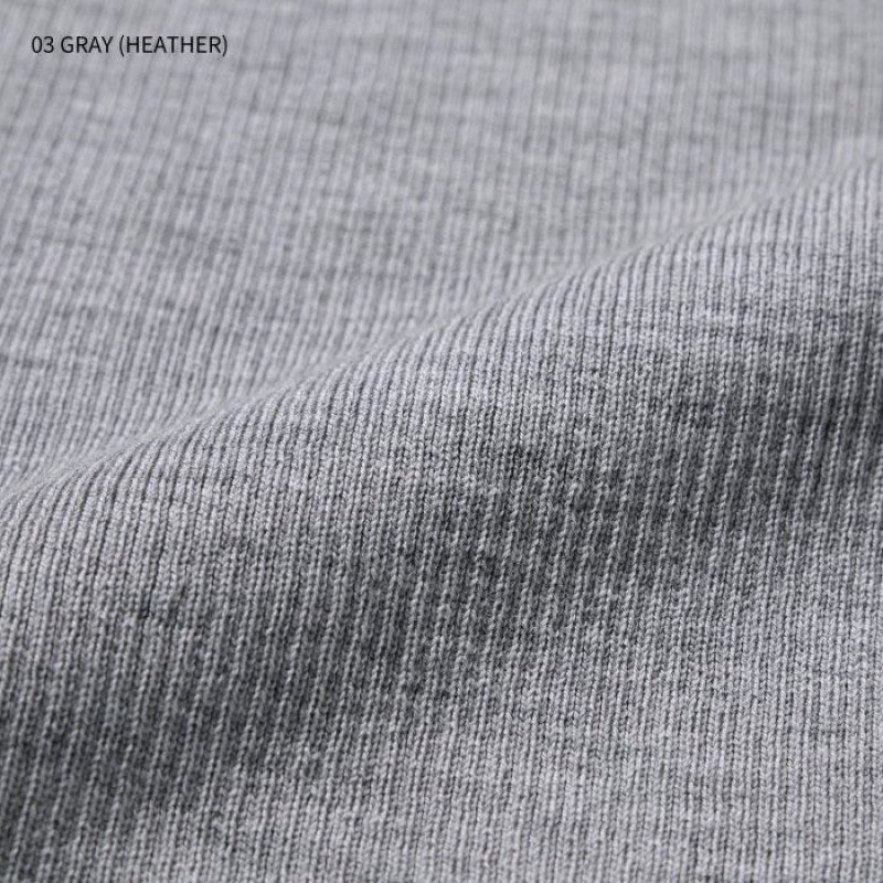 Suéteres Uniqlo Extra Fine Merino Ribbed Turtleneck Long-Sleeve Mujer Azules | 669049